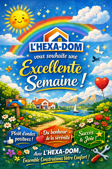 Billet semaine positive L'HEXA-DOM